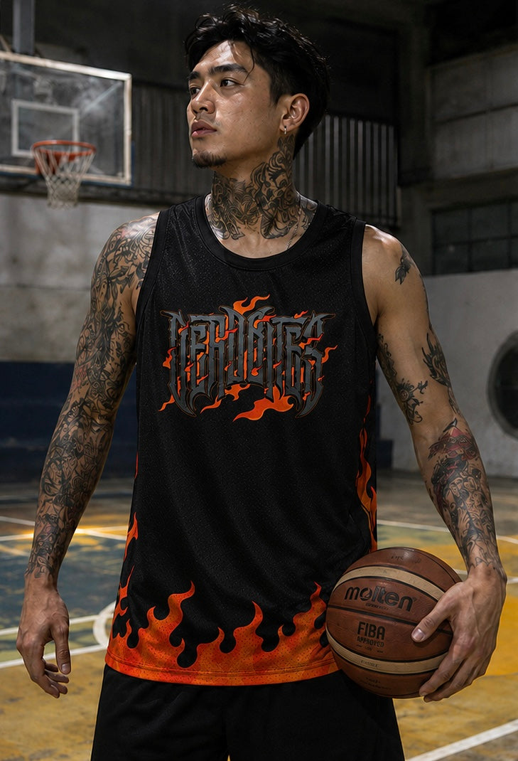 FLAME SKULL JERSEY