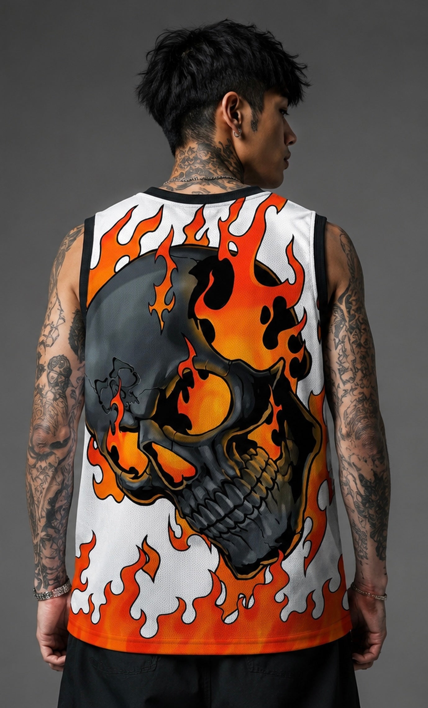 FLAME SKULL JERSEY