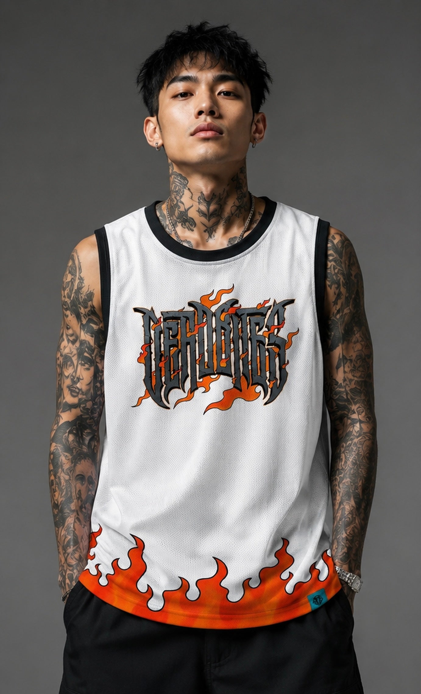 FLAME SKULL JERSEY